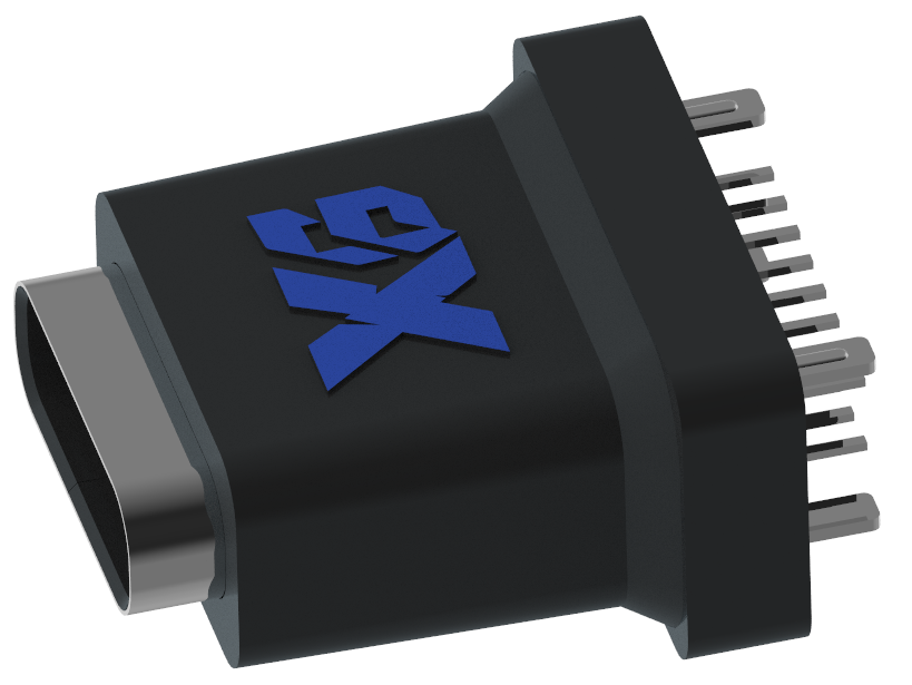 XB-TYPE C 16P-6 防水TYPE C USB插座高13.7mm 立式防水TYPE C母座DIP H=13.7